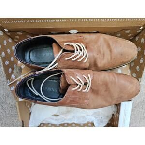 Call It Spring Brown Shoes Size 10 Men's Clendaniel-28 Lace Up Dress Shoes